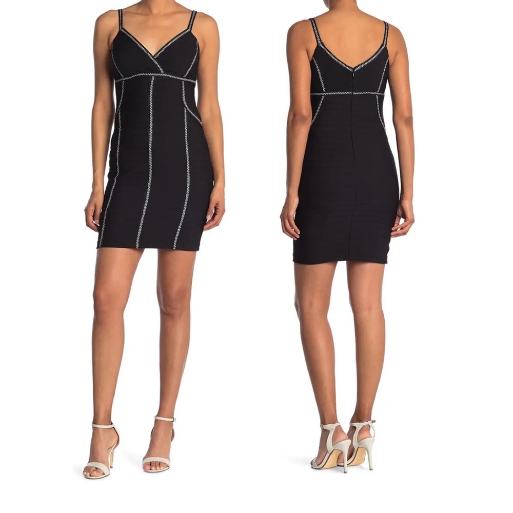 Contrast Stitch Bodycon Mini Dress
GUESS